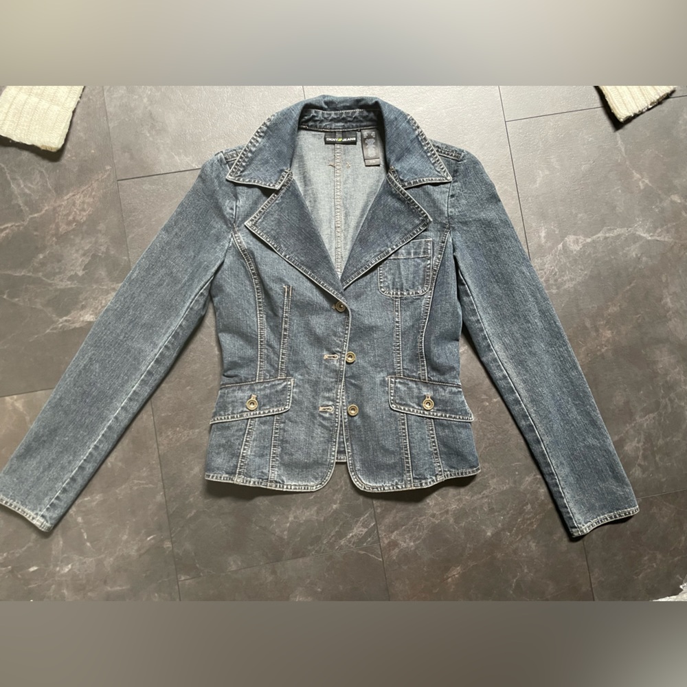 DKNY denim blazer